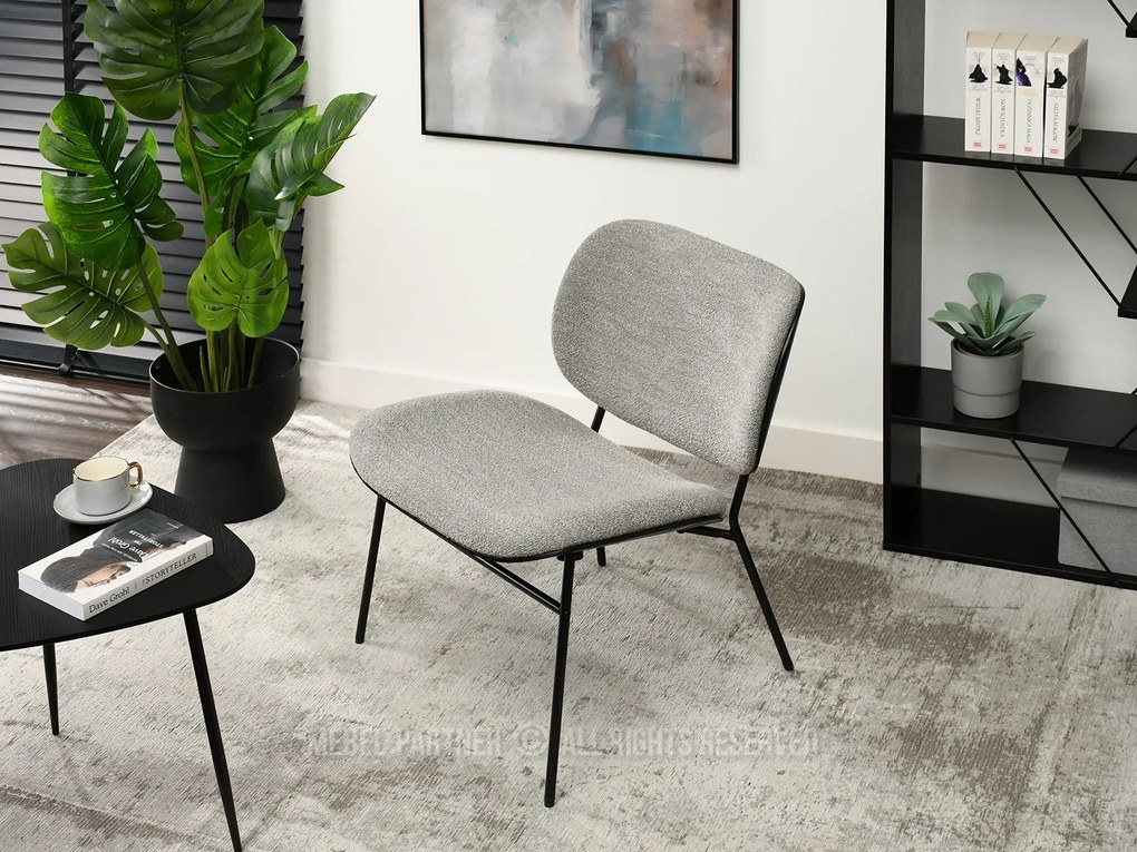 Fotel Black (szürke + fekete). 1109974