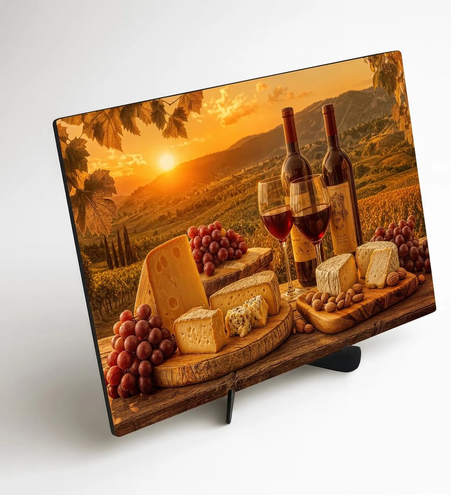 DUBLEZ | Színes fa kép - Toszkán nap