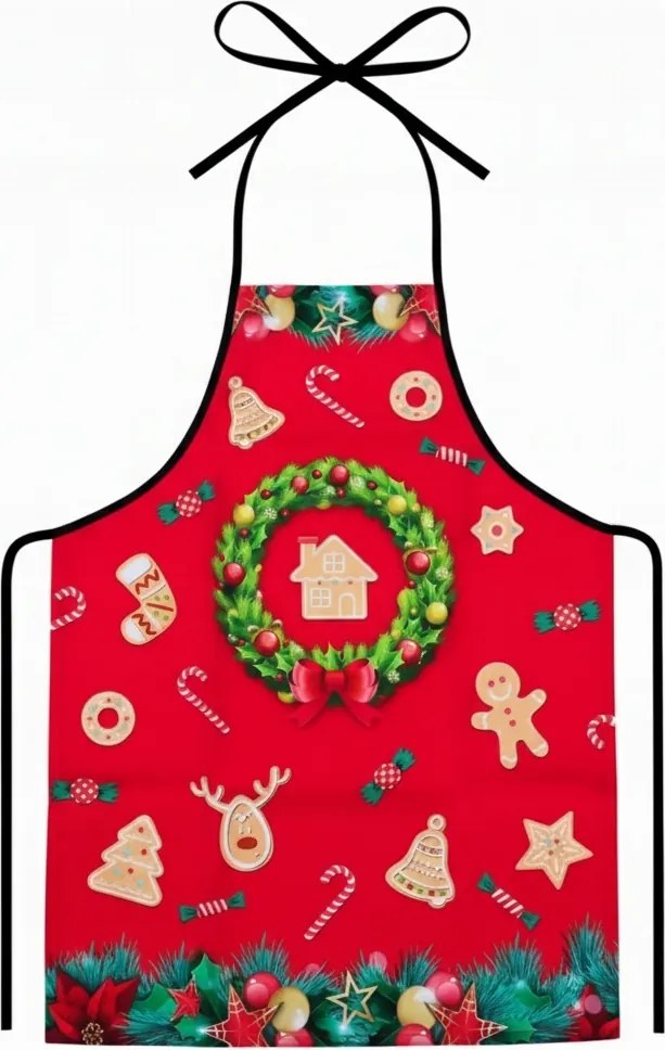 Mikulás Ajándék Karácsonyi Konyhai Kötény Anyának Apának