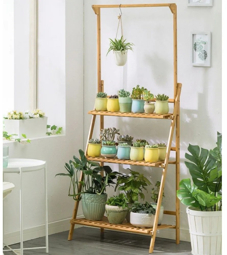 LADDER bambusz polc