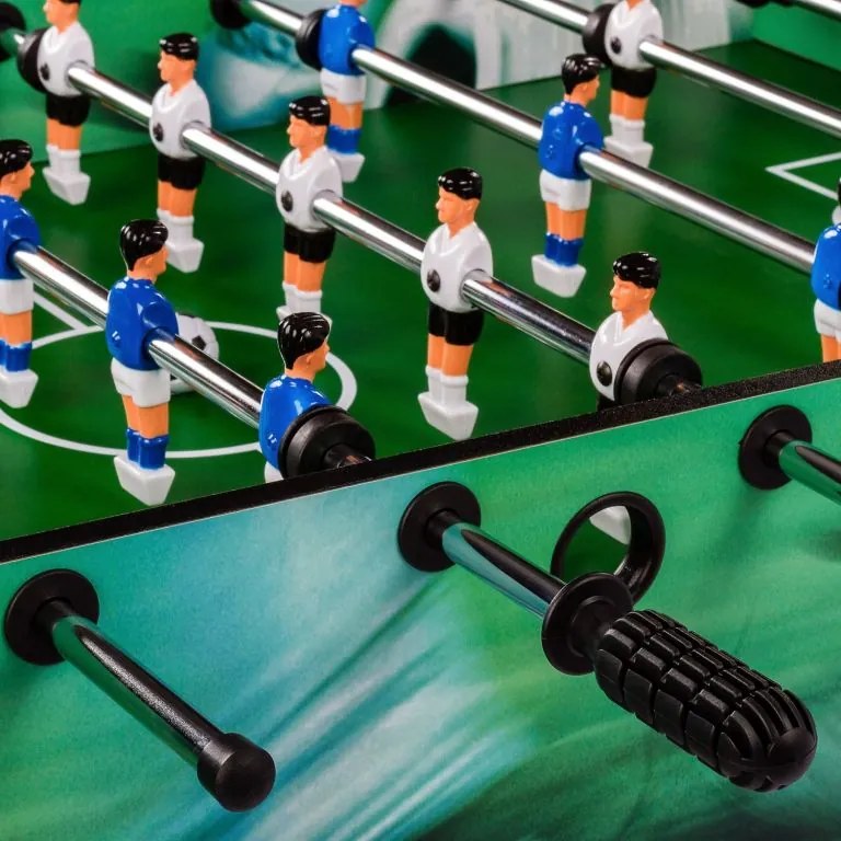 GamesPlanet® Csocsóasztal GLASGOW Soccer 121 x 101 cm