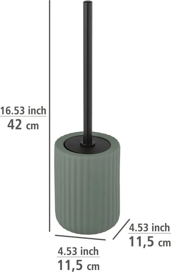 Belluno zöld kerámia wc-kefe - Wenko