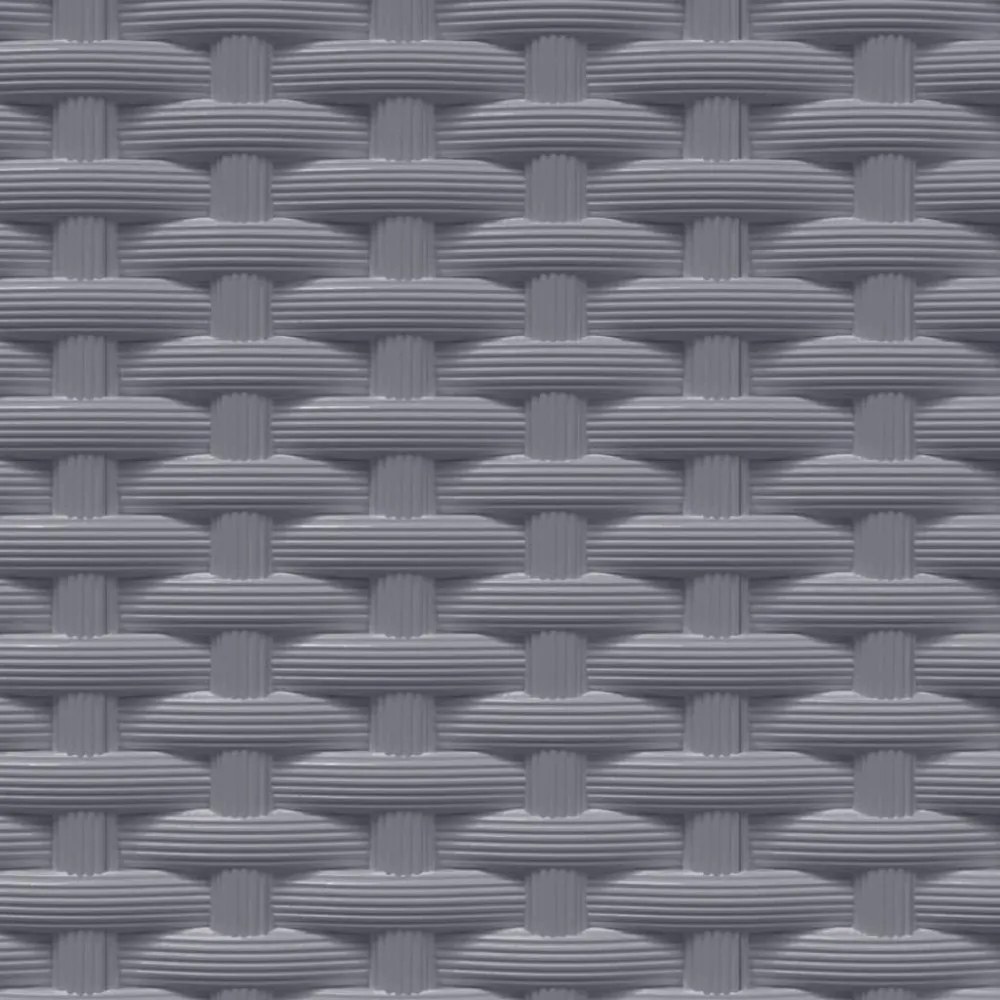 2 db sötétszürke polipropilén növénytartó 30 x 30 x 37 cm