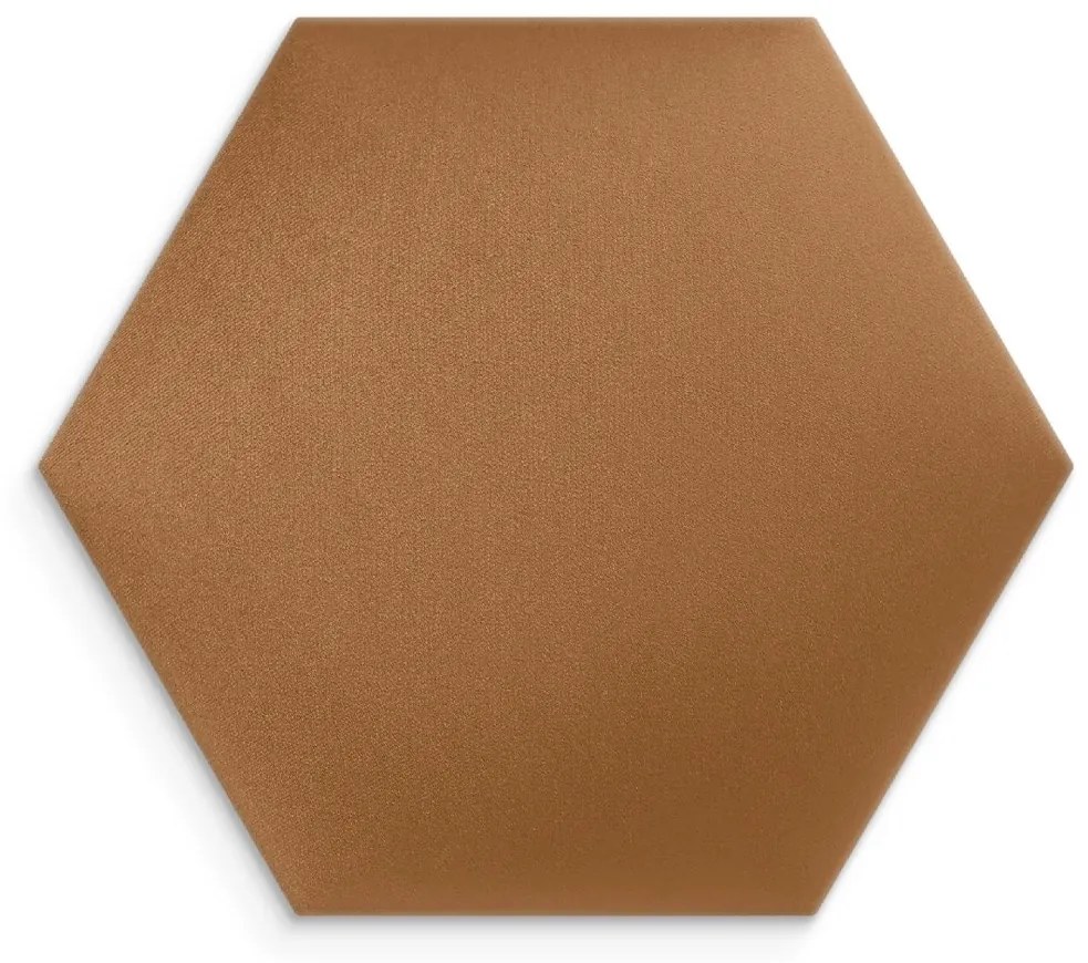 Kárpitozott panel - Hatszög - 30x26cm Szín: Khaki