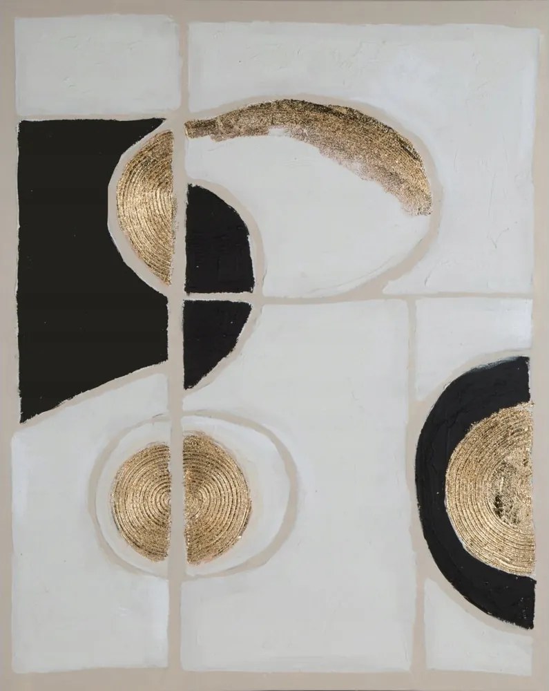 Kézzel festett absztrakt vászonkép 80X100