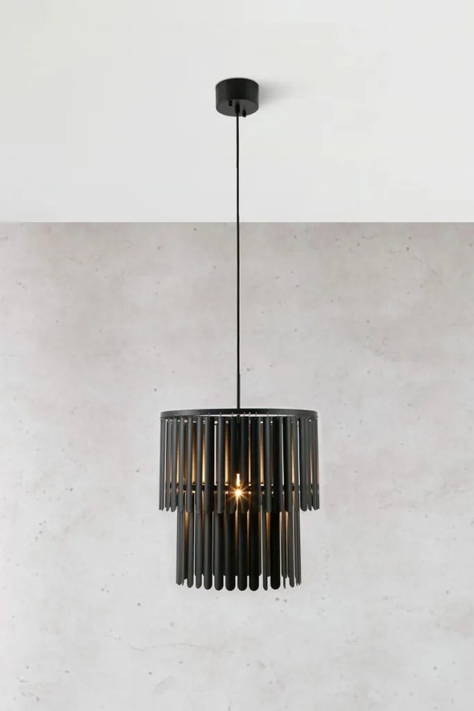 MARKSLÖJD 108581 VIENTO Modern Függesztett Lámpa Fekete E27 IP20