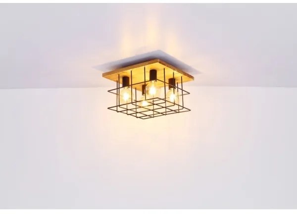 Globo 15530-4D - Mennyezeti lámpa MERRIL 4xE27/60W/230V