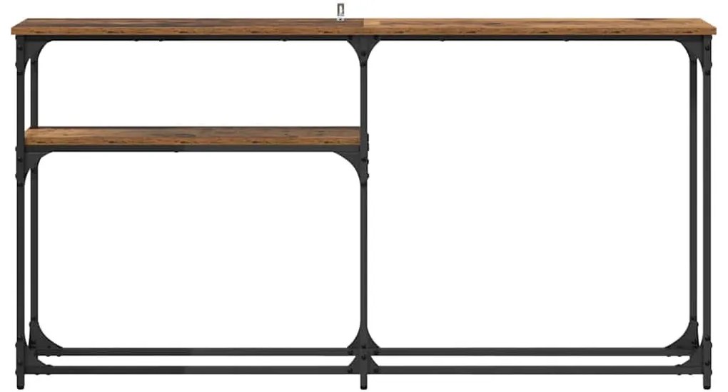 Konzolasztal Régi fa 145x22.5x75cm Faanyag