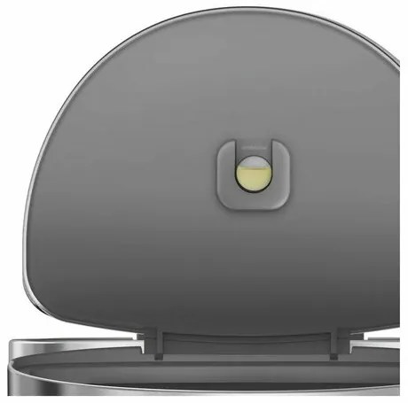 Simplehuman Pedálos szemetes 45 l, matt acél