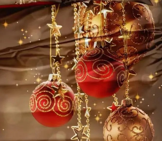 Ágynemű SAVENA CHRISTMAS BALLS 7 részes 140X200 cm