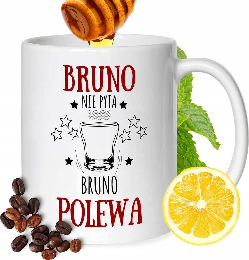 Bögre Bruno Férj Barátjának Nyomtatott Ajándék Fehér 330ml