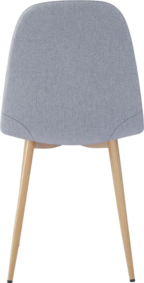 Szék, világos szürke/bükk, LEGA NEW