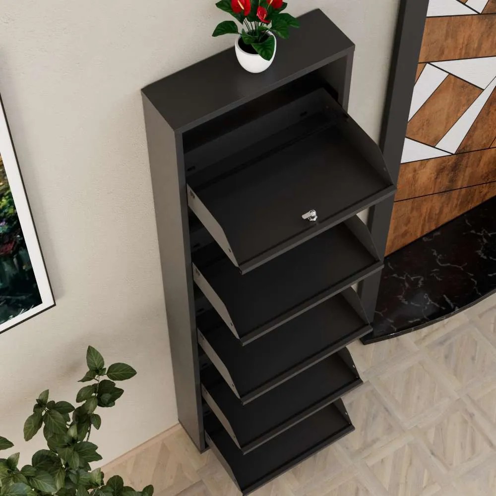 Locking 5 Piece Metal - Anthracite