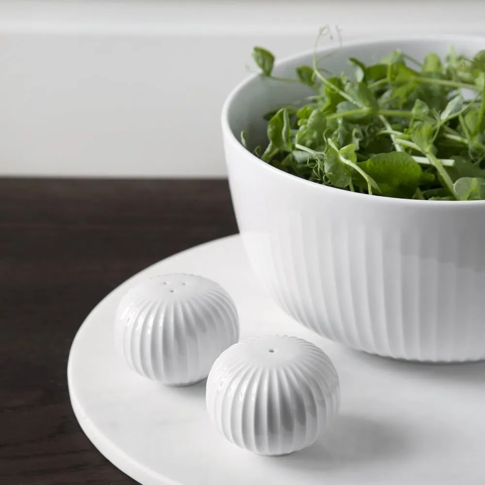 Hammershoi fehér porcelán só- és borsszóró - Kähler Design