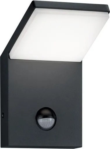 TRIO 221169142 PEARL Fali Lámpa Mozgásérzékelővel Antracit LED IP44