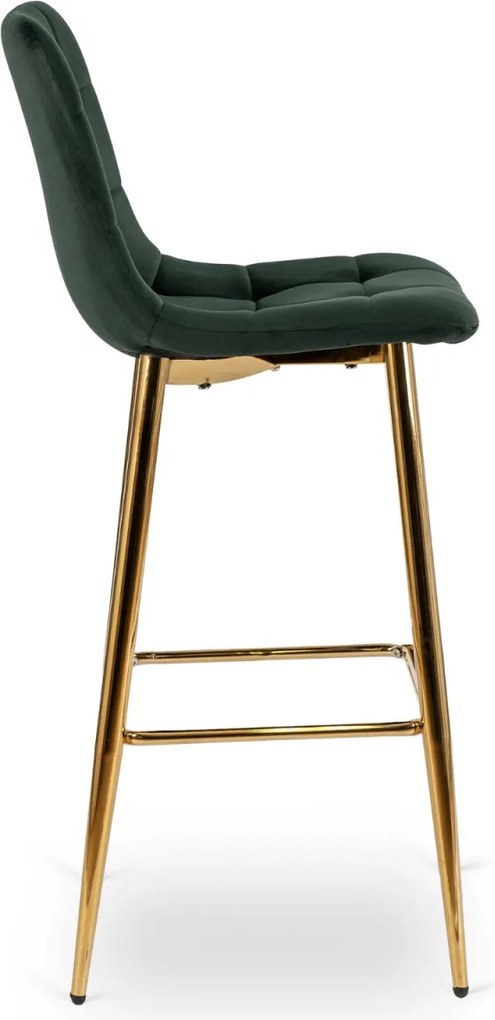 Bárszék zöld bársony, ARIEL