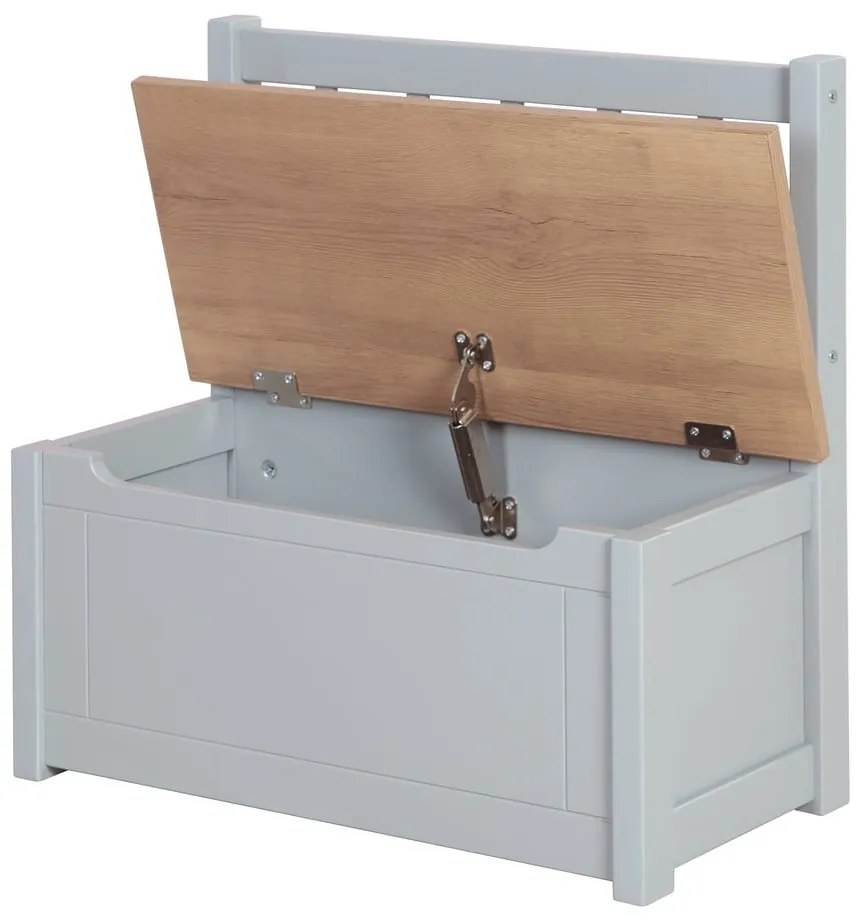 Szürkésbarna gyerek pad Woody – Roba