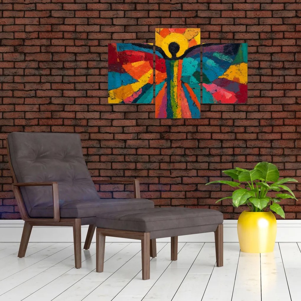 Kép - Festett angyal (90x60 cm)