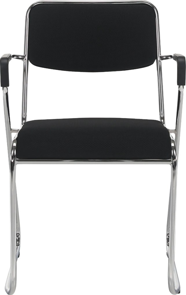 Tárgyolószék, fekete háló, DERYA NEW