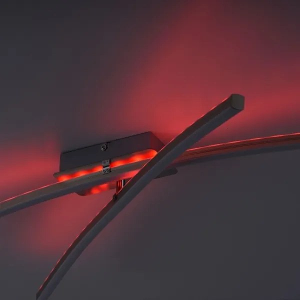 Leuchten Direkt 11255-55 - LED RGB Dimmelhető csillár ALINA 2xLED/8,1W/230V + távirányító