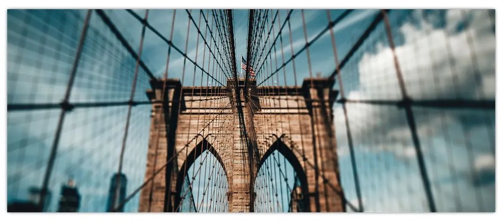 Kép - Brooklyn Bridge (120x50 cm)