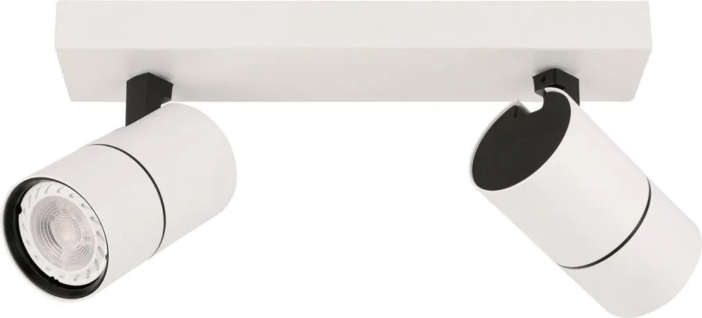 Italux modern spot lámpa laconi fehér fekete itxspl-2813-2b-wh