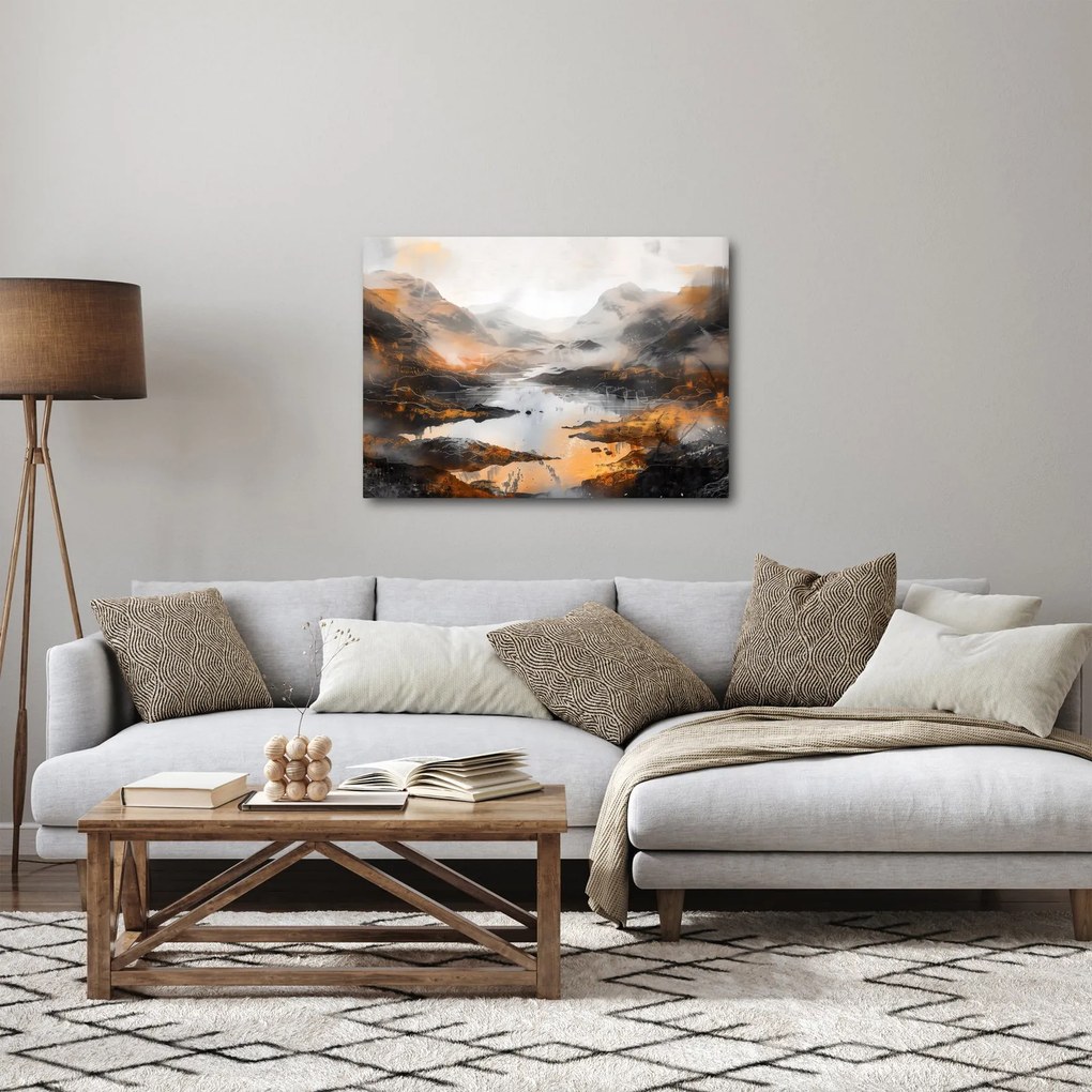 Kép - Hegyi tájak festése (70x50 cm)