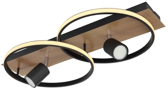 Globo 67309-36 - LED Mennyezeti lámpa DANNY 2xLED/18W/230V + 2xGU10/35W/230V