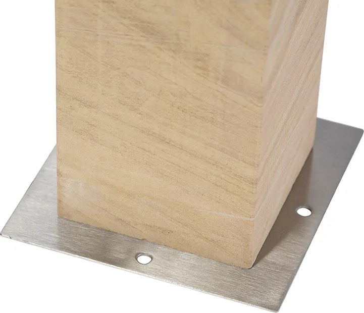 Modern kültéri állólámpa homokkő 40 cm - Grumpy