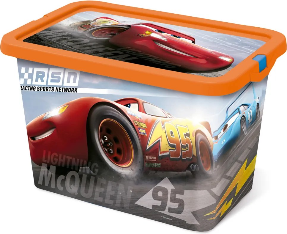 Disney Verdák Future Race műanyag tároló doboz 7 L