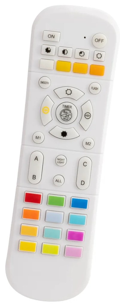 12 darabos asztali lámpa készlet sötét bronz RGBW újratölthető töltőállomással - Alessia