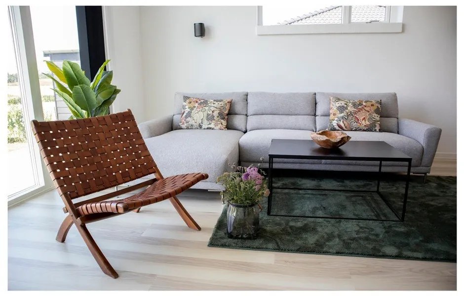 Montana összecsukható szék teakfából és bőrből - House Nordic