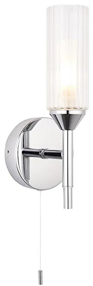 Endon 97171 - Fürdőszobai fali lámpa NATORI 1xG9/3W/230V IP44 fényezett króm