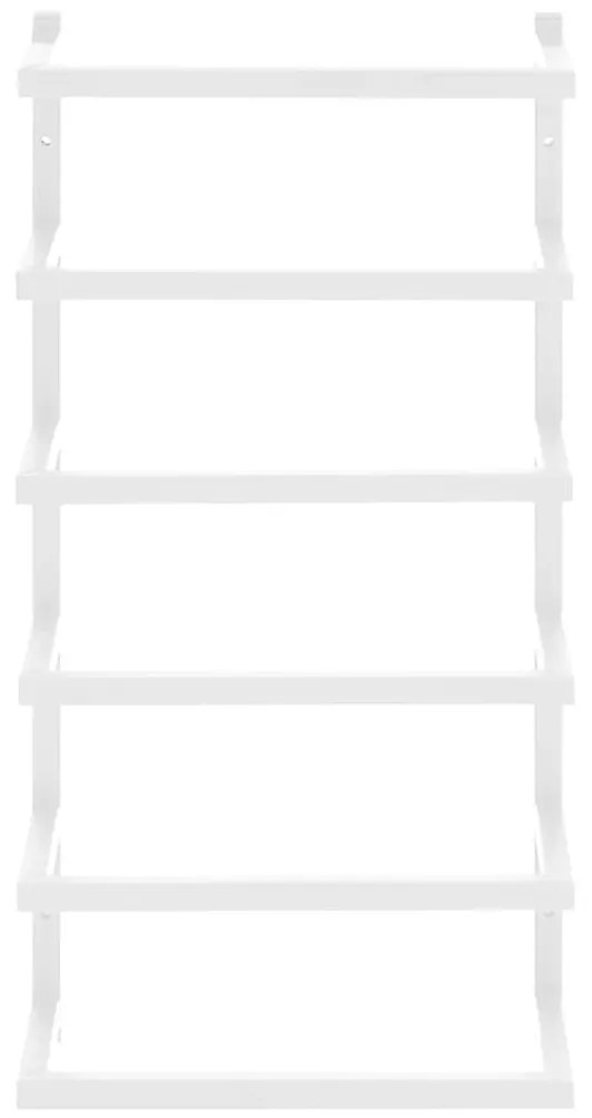 fehér acél törölközőtartó 24 x 12 x 48 cm