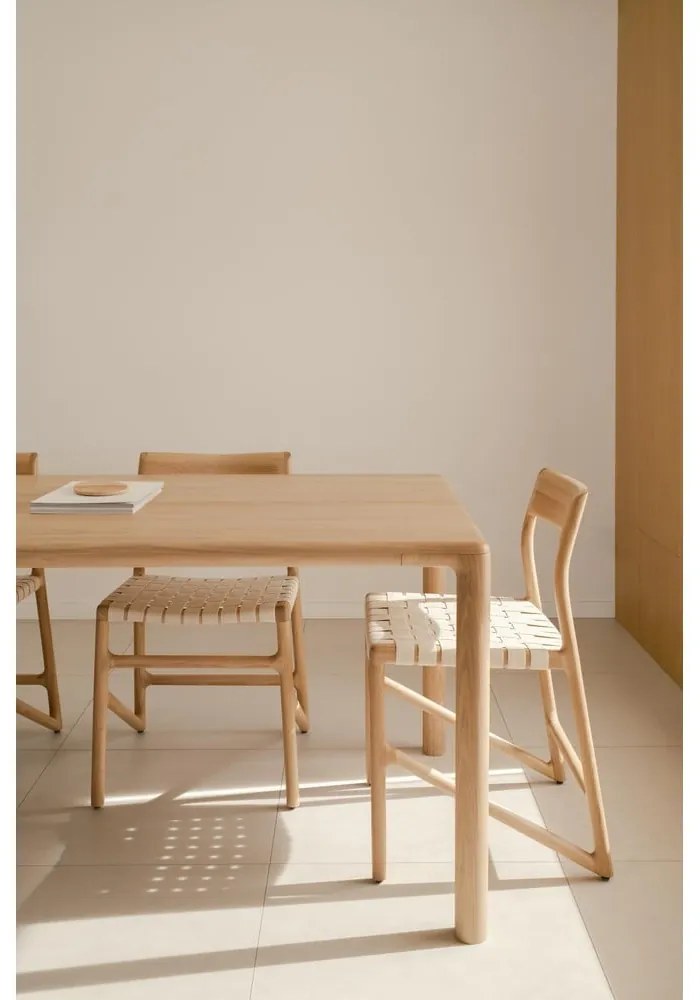 Tölgyfa étkezőasztal 90x200 cm Derven – Gazzda