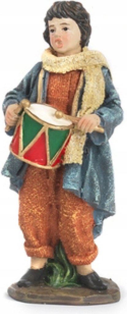 Betlehem figura "Zenész dobokkal" 15cm magas figurákhoz