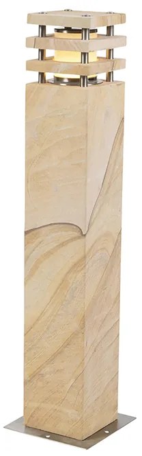 Modern kültéri állólámpa homokkő 70 cm - Grumpy