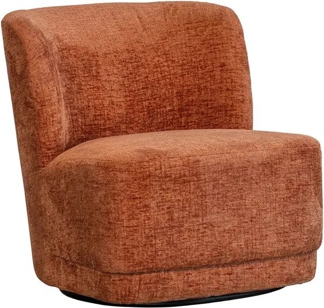 Narancssárga bársony fotel Atty – WOOOD