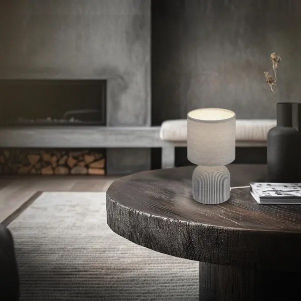 Brilo - INO asztali lámpa 1xE14/10W/230V szürke