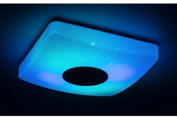 Rabalux - RGB LED dimmelhető mennyezeti lámpatest hangszóróval LED/18W/230V + távirányító