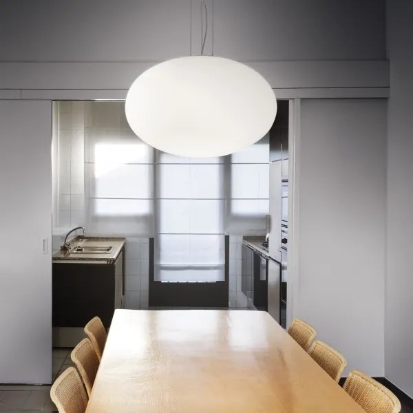 Ideal Lux - Csillár zsinóron CANDY 1xE27/42W/230V átm. 50 cm fehér