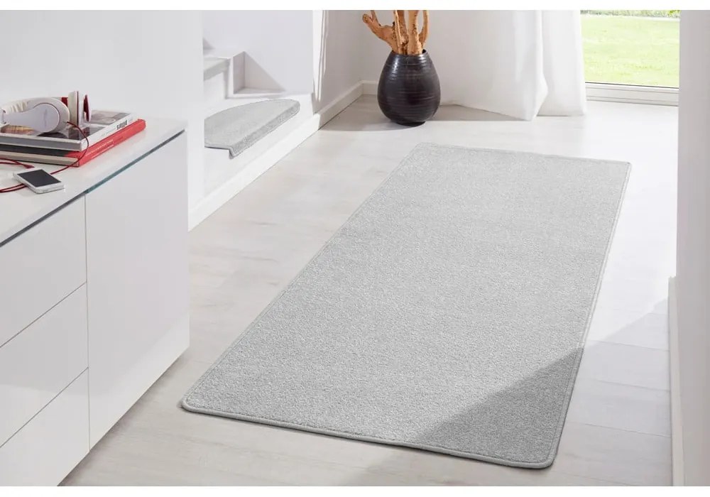 Világosszürke futószőnyeg 80x300 cm Fancy – Hanse Home