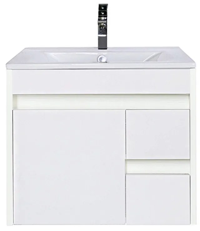 Luna 60 alsó fürdőszoba bútor mosdóval fehér