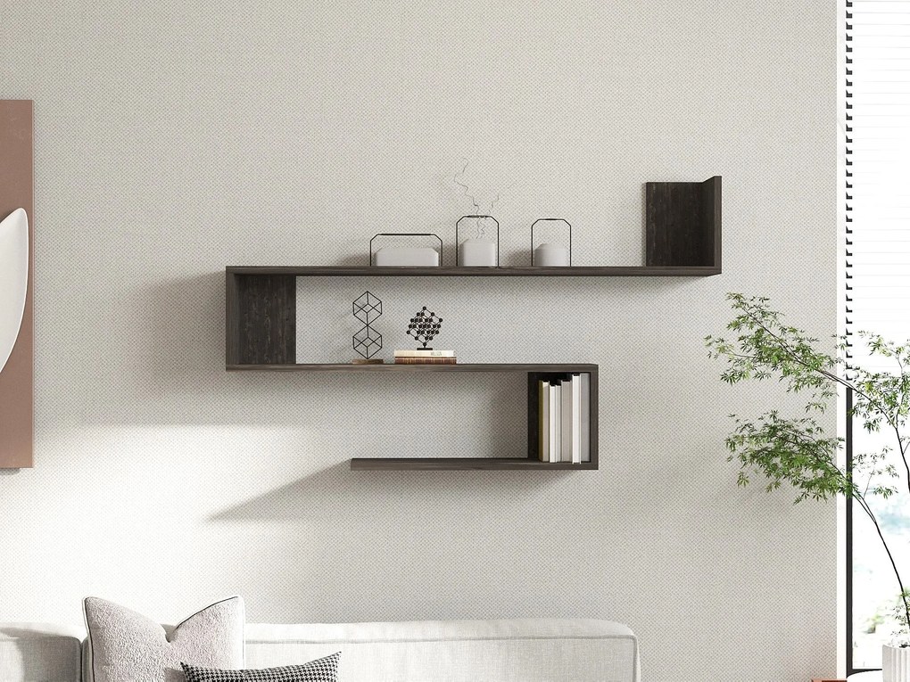 Fali polc Penne - Anthracite