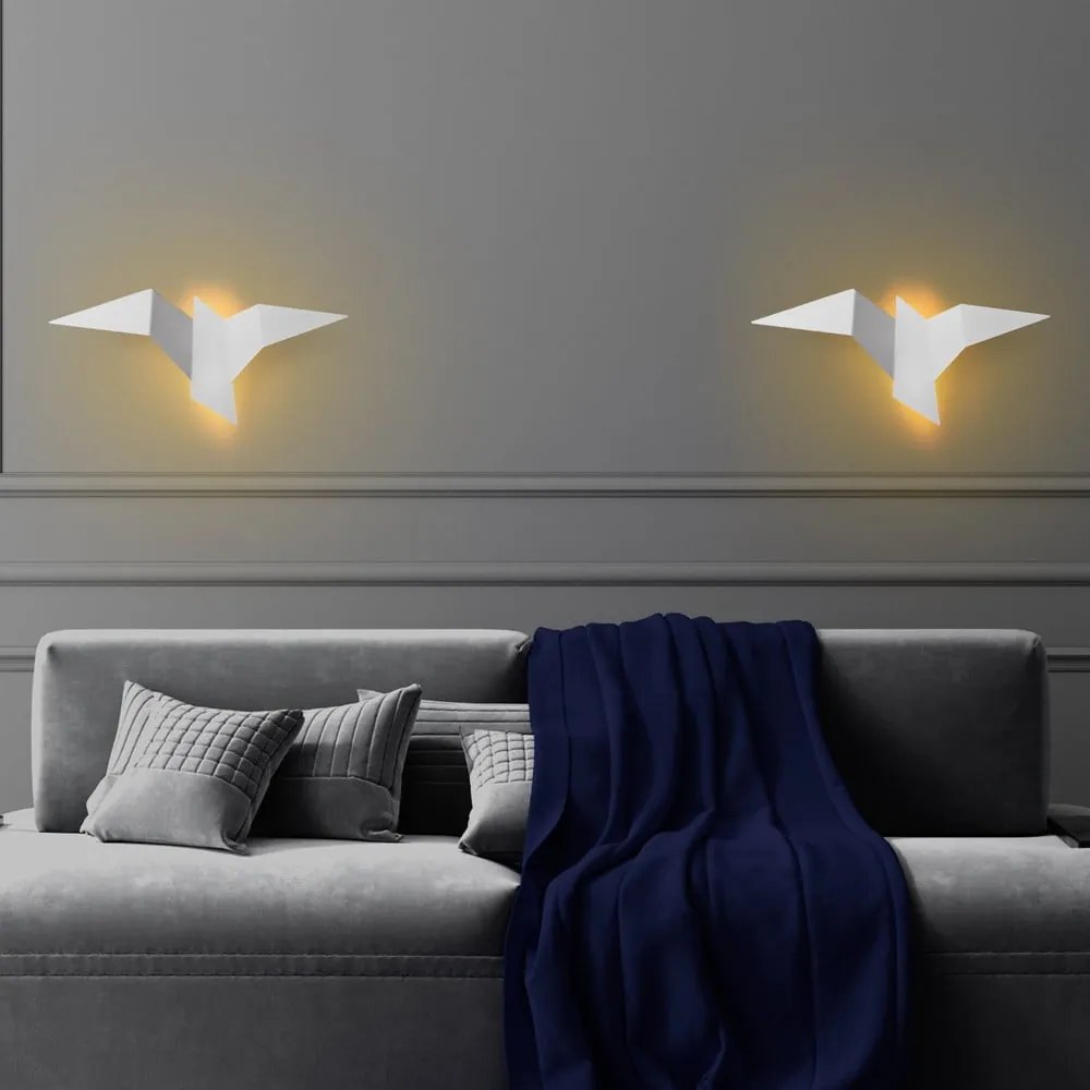 Fehér LED fali lámpa Pacali – Opviq lights