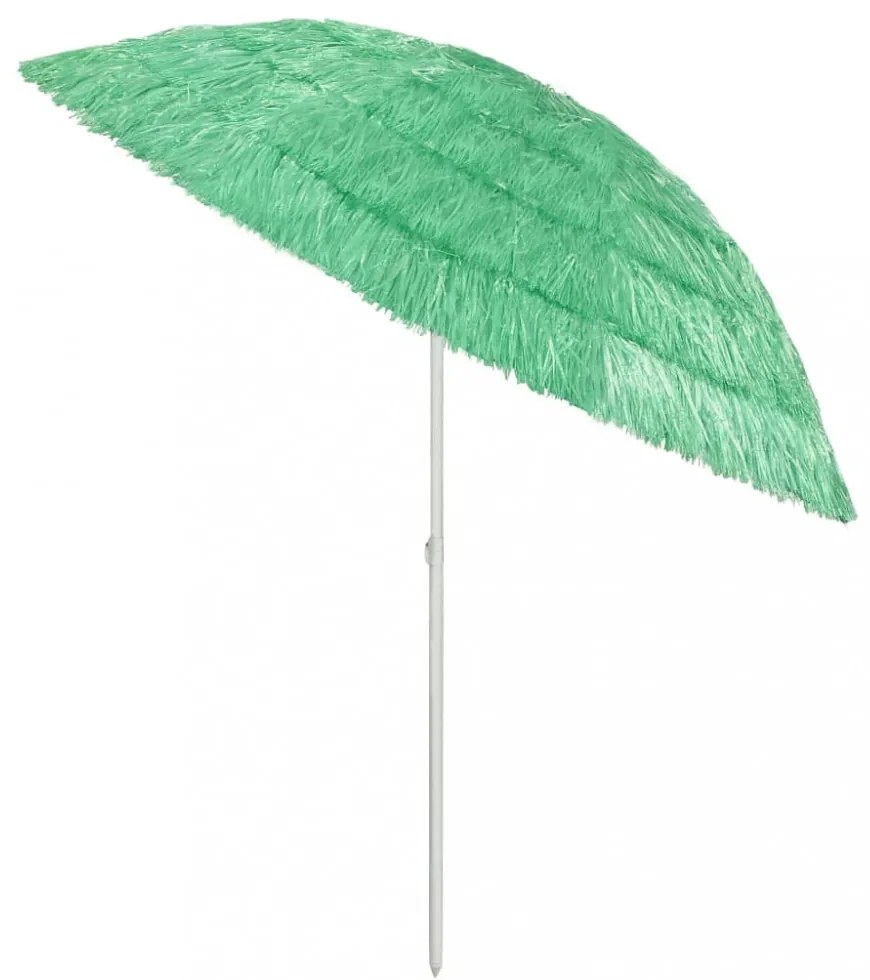 zöld hawaii stílusú strandnapernyő 240 cm