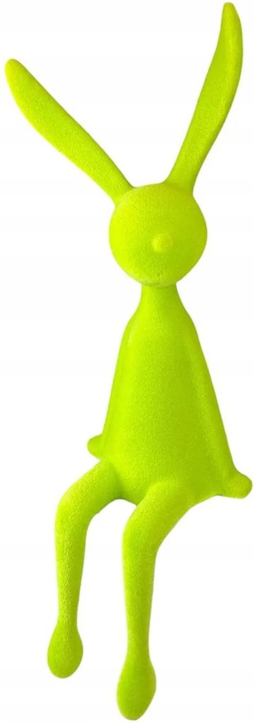 Figura Dekoráció Nyuszi Ülő Húsvéti figura világos zöld 54 cm