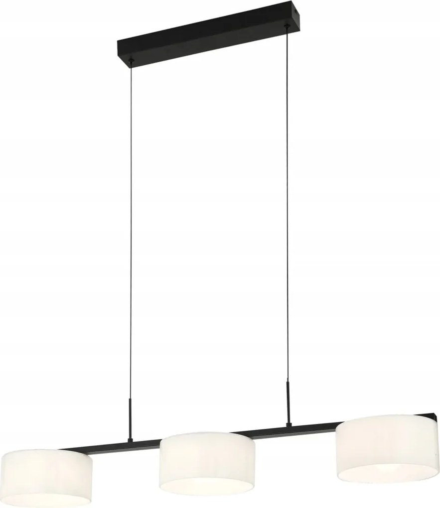 Mennyezeti függőlámpa fekete modern Cct Led hálószoba nappali Austis