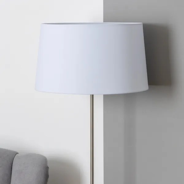Brilagi - LED állólámpa CERIA 1xE27/40W/230V átm. 45 cm fehér/matt króm