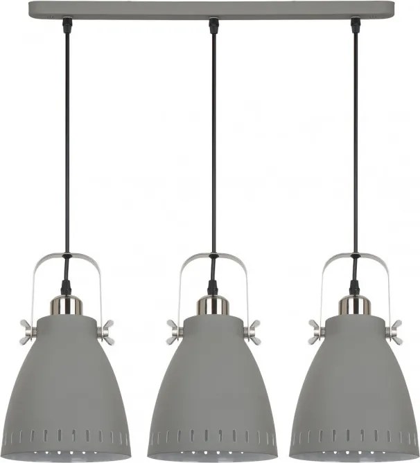 ITALUX MD-HN8026S-3-GR-S FRANKLIN Vintage Függesztett Lámpa E27 IP20